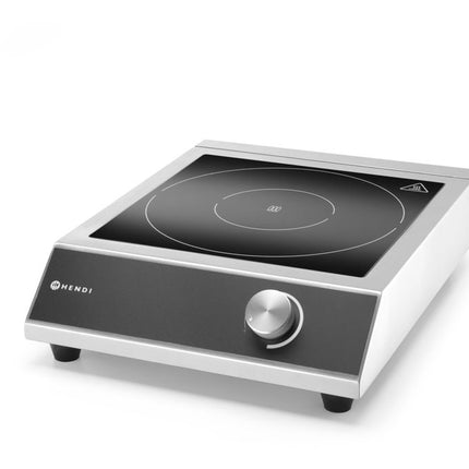 HENDI Induktionskocher Modell 3500 M – Profi Line – 230 V / 3500 W – 329 × 435 × 106 mm – weitere Produktansicht