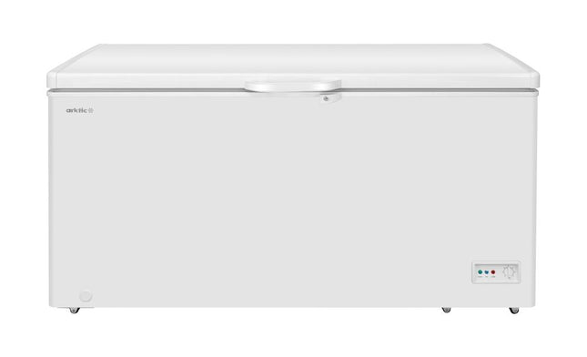 Arktic Gefriertruhe – 2 Körbe – 412 l – 230 V / 110 W – Weiß – 1580 × 770 × H 870 mm  – Produktansicht