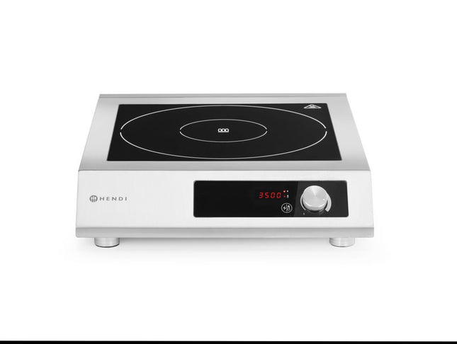 HENDI Induktionskochfeld 3500 H XXL – 230 V / 3500 W – 500 × 635 × H 125 mm  – Produktansicht