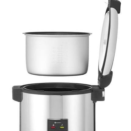 HENDI Reiskocher 5.4 l – Profi Line – 5.4 l – 230 V / 1950 W – 513 × 422 × 380 mm – weitere Produktansicht