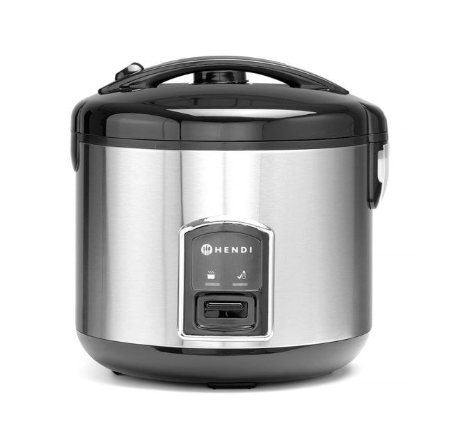 HENDI Reiskocher mit Dampfgarfunktion – Profi Line – 1.8 l – 230 V / 700 W – Ø 280 × H 285 mm – Produktansicht
