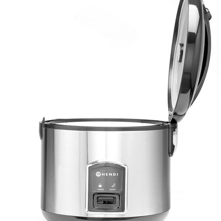 HENDI Reiskocher mit Dampfgarfunktion – Profi Line – 1.8 l – 230 V / 700 W – Ø 280 × H 285 mm – weitere Produktansicht