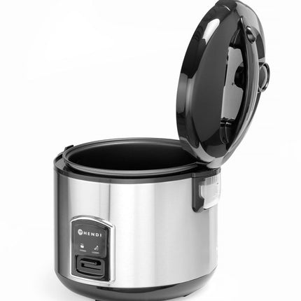 HENDI Reiskocher mit Dampfgarfunktion – Profi Line – 1.8 l – 230 V / 700 W – Ø 280 × H 285 mm – weitere Produktansicht