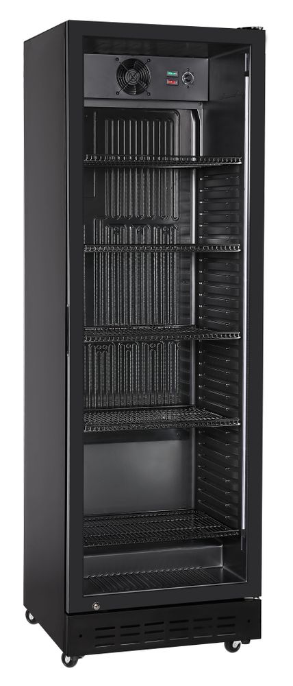 Arktic Bar-Kühlschrank eintürig – 274 l – 230 V / 195 W – Schwarz – 600 × 590 × H 1828 mm  – Produktansicht
