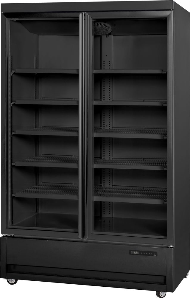 Arktic Kühlvitrine – 697 l – 230 V / 420 W – Schwarz – 1290 × 755 × H 2023 mm  – Produktansicht