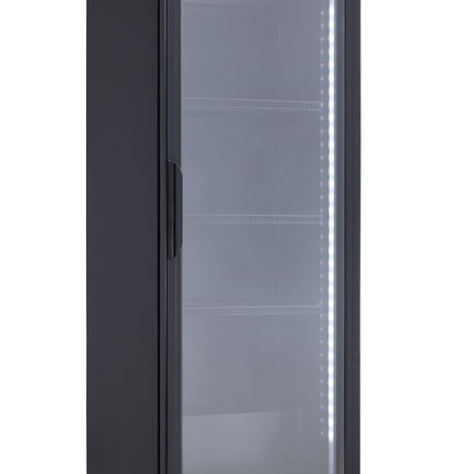 Arktic Bar-Kühlschrank –  eintürig – 3 Regale – 160 l – 230 V / 250 W – Schwarz – 538 × 525 × H 1585 mm  – Produktansicht