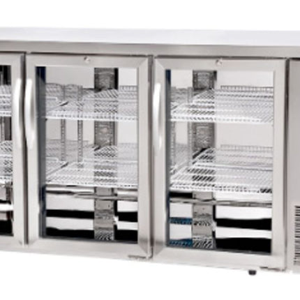 Arktic Kühltheke mit Glastüren – 6 Regale – 493 l – 230 V / 185 W – Silber – 1826 × 631 × H 865 mm  – Produktansicht