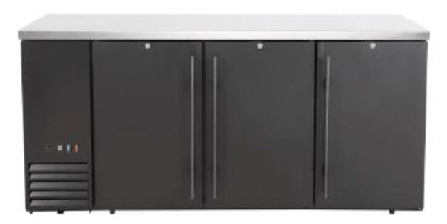 Arktic Kühltheke –  massive Türen – 6 Regale – 493 l – 230 V / 185 W – Schwarz – 1826 × 631 × H 865 mm  – Produktansicht