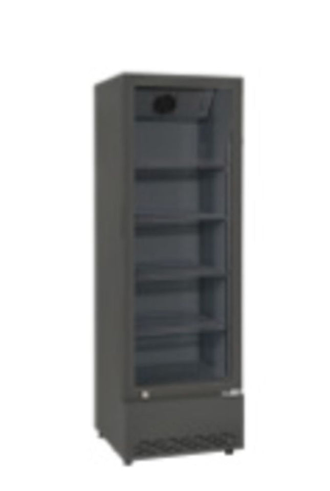 Arktic Kühlvitrine –  Glastür – 246 l – 230 V / 300 W – Schwarz – 540 × 600 × H 1787 mm  – Produktansicht