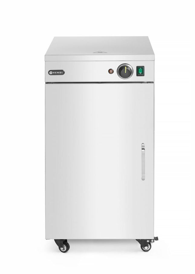 HENDI Tellerwärmer einzeln – 230 V / 400 W – 393 × 571 × H 766 mm – Produktansicht