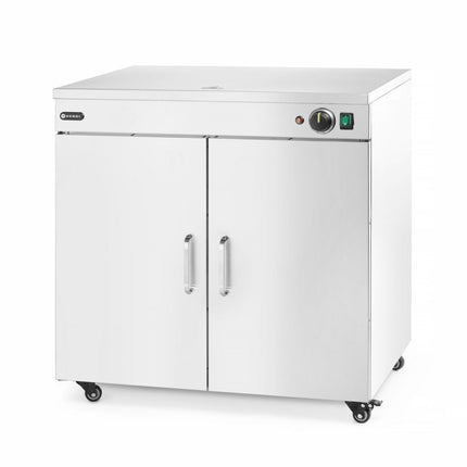 HENDI Tellerwärmer doppelt – 230 V / 800 W – 735 × 589 × H 766 mm – Weitere Produktansicht