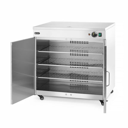 HENDI Tellerwärmer doppelt – 230 V / 800 W – 735 × 589 × H 766 mm – Detailansicht