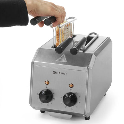 HENDI Sandwichtoaster – 230 V / 1200 W – 215 × 300 × 270 mm – weitere Produktansicht