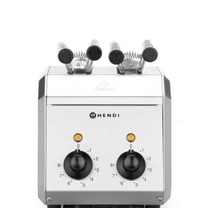 HENDI Sandwichtoaster – 230 V / 1200 W – 215 × 300 × 270 mm – Produktansicht
