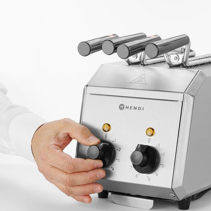 HENDI Sandwichtoaster – 230 V / 1200 W – 215 × 300 × 270 mm – weitere Produktansicht