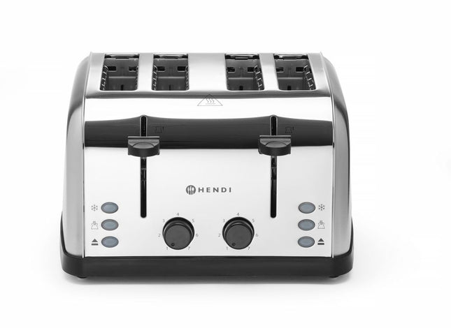 HENDI Toaster 4-fach – 240 V / 1500 W – 295 × 335 × H 180 mm – Produktansicht