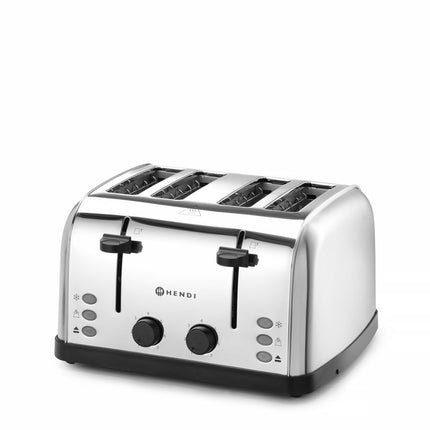 HENDI Toaster 4-fach – 240 V / 1500 W – 295 × 335 × H 180 mm – Detailansicht