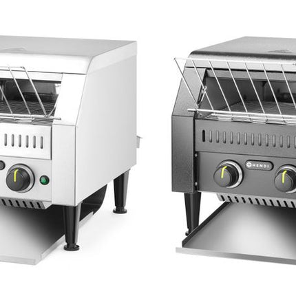 HENDI Durchlauftoaster – Schwarz – 230 V / 2240 W – 418 × 368 × 415 mm – weitere Produktansicht