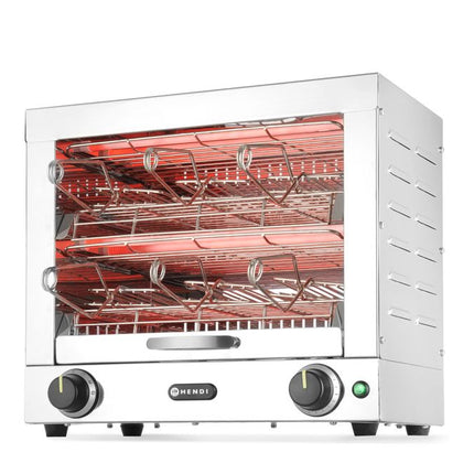 HENDI Multi-Toaster mit 6 Zangen – 230 V / 3000 W – 450 × 390 × 400 mm – weitere Produktansicht