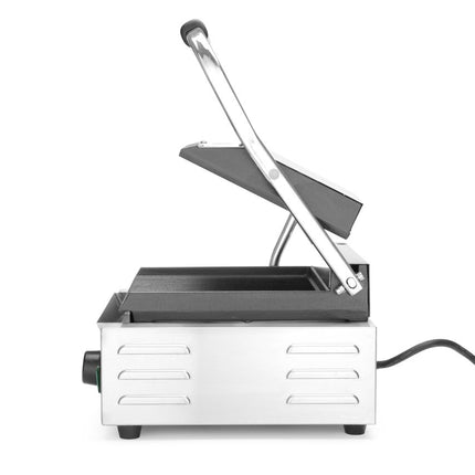 HENDI Kontaktgrill - Einzelversion – oben und unten gerillt – 230 V / 1800 W – 310 × 375 × 216 mm – weitere Produktansicht