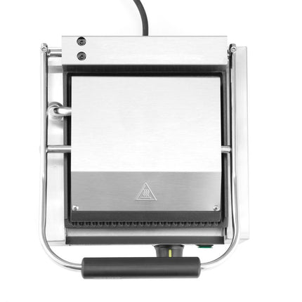 HENDI Kontaktgrill - Einzelversion – oben und unten gerillt – 230 V / 1800 W – 310 × 375 × 216 mm – weitere Produktansicht