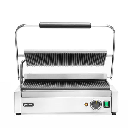 HENDI Kontaktgrill Panini XL – 230 V / 2700 W – 548 × 464 × 216 mm – weitere Produktansicht