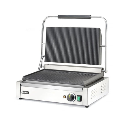 HENDI Kontaktgrill Panini XL – 230 V / 2700 W – 548 × 464 × 216 mm – weitere Produktansicht