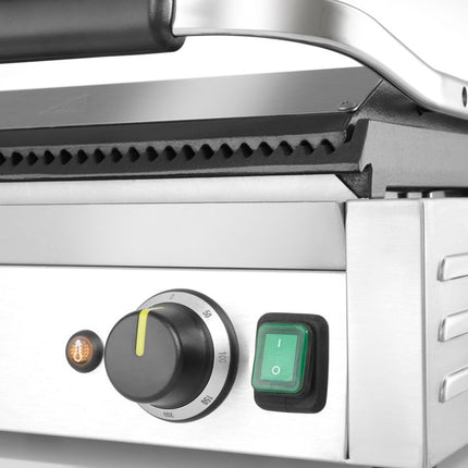 HENDI Kontaktgrill Panini XL – 230 V / 2700 W – 548 × 464 × 216 mm – weitere Produktansicht