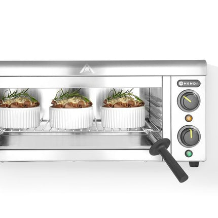 HENDI Salamander zur Wandmontage – 230 V / 2000 W – 610 × 450 × 275 mm – Produktansicht