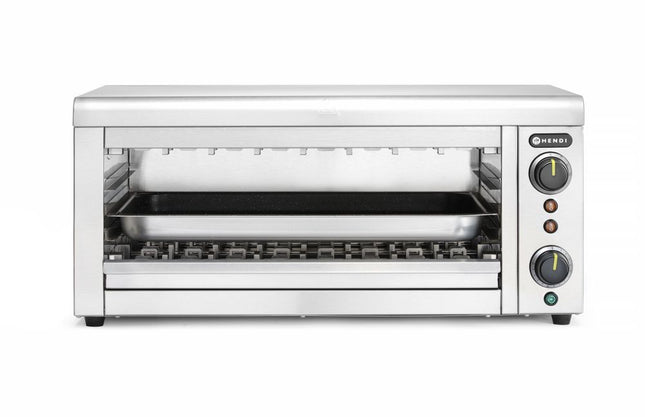 HENDI Salamander mit Quarz-Infrarotheizelement – 230 V / 3645 W – 689 × 397 × 318 mm – Produktansicht
