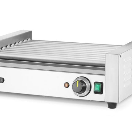 HENDI Rollengrill –  1 Zone – 230 V / 790 W – Silber – 566 × 450 × H 192 mm  – Weitere Produktansicht