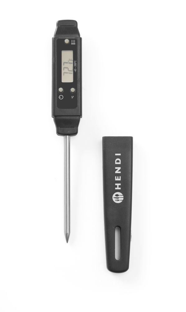 HENDI Taschenthermometer mit Sonde – 150 × 20 × 15 mm – Produktansicht