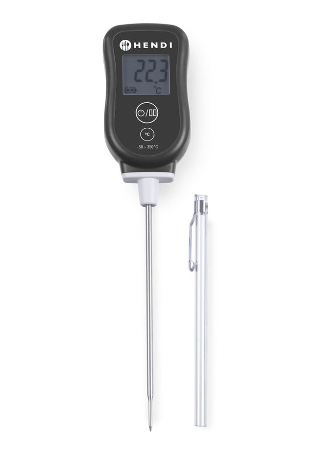 HENDI Thermometer mit kurzer Reaktionszeit – 204 × 42 × 20 mm – Produktansicht