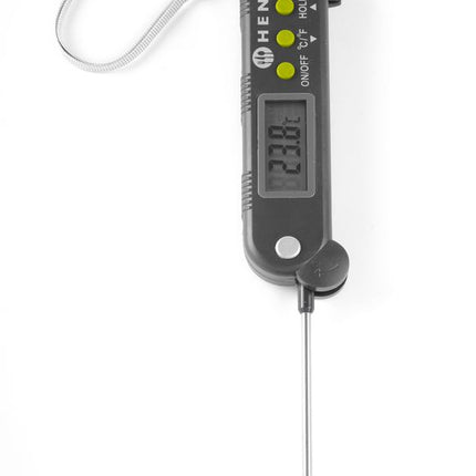 HENDI Thermometer mit einklappbarer Sonde – 160 × 40 × 25 mm – weitere Produktansicht