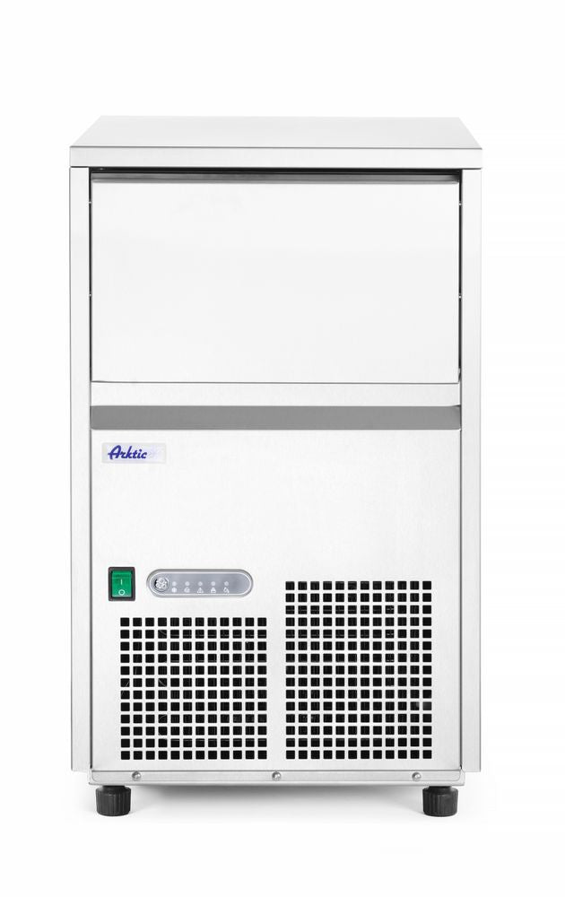 Arktic Eiswürfelmaschine – 230 V / 385 W – Silber – 520 × 380 × H 637 mm – Produktansicht