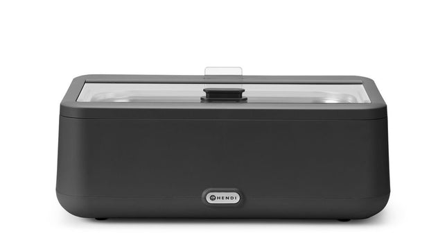 HENDI Chiller UNIQ – GN 1/1 – designed by Robert Bronwasser – 220-240 V / 120 W – Schwarz – 607 × 398 × H 248 mm  – Produktansicht