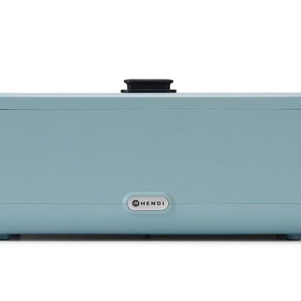 HENDI Chiller UNIQ – GN 1/1 – designed by Robert Bronwasser – 220-240 V / 120 W – Blau – 607 × 398 × H 248 mm  – Produktansicht