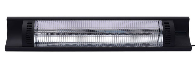 HENDI Infrarot-Heizgerät "Bola" – Schwarz – 230 V / 2500 W – 912 × 185 × 174 mm – Produktansicht