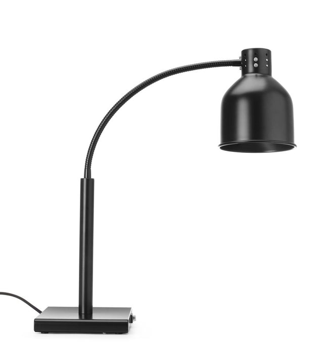 HENDI Flexible Wärmelampe – 230 V / 250 W – Schwarz – 268 × 200 × H 660 mm – Produktansicht