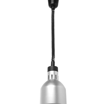 HENDI Höhenverstellbare Wärmelampe – zylinderförmig – Silber – 230 V / 375 W – Ø 175 × H 250 mm – weitere Produktansicht