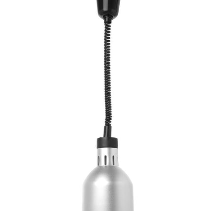 HENDI Höhenverstellbare Wärmelampe – zylinderförmig – Silber – 230 V / 375 W – Ø 175 × H 250 mm – weitere Produktansicht
