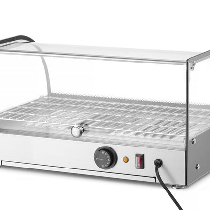 HENDI Beheiztes Thekendisplay – einzeln – Schwarz – 230 V / 800 W – 554 × 376 × 311 mm – weitere Produktansicht