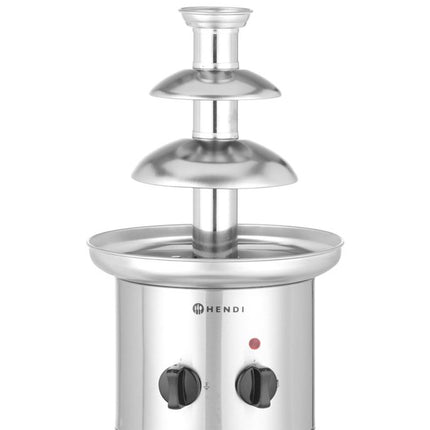HENDI Schokoladenbrunnen 3 Etagen – 230 V / 46 W – Ø 215 × H 375 mm – weitere Produktansicht
