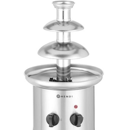 HENDI Schokoladenbrunnen 3 Etagen – 230 V / 46 W – Ø 215 × H 375 mm – weitere Produktansicht