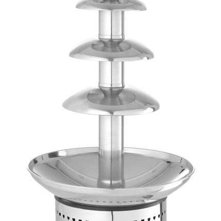 HENDI Schokoladenbrunnen mit 5 Ebenen – 230 V / 265 W – Ø 332 × H 709 mm – Produktansicht