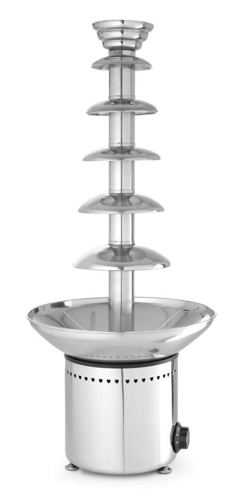 HENDI Schokoladenbrunnen mit 6 Ebenen – 230 V / 300 W – Ø 372 × H 850 mm – Produktansicht