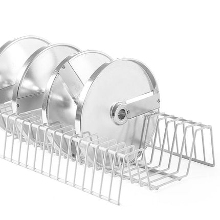HENDI Gestell für 18 Gemüseschneidscheiben – 400 × 250 × 90 mm – weitere Produktansicht