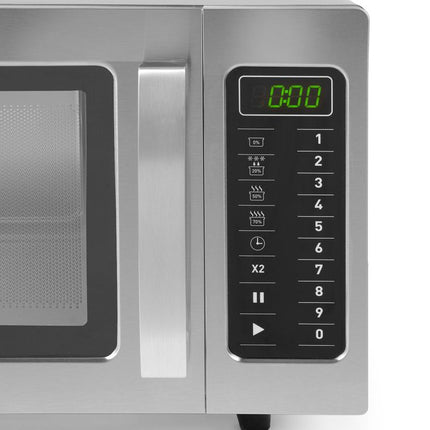 HENDI Mikrowelle – programmierbar 1000 W – 23 l – 230 V / 1550 W – 509 × 572 × 306 mm – weitere Produktansicht