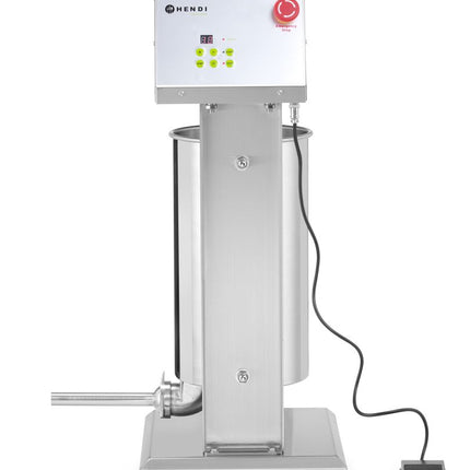 HENDI Wurstfüllmaschine –  elektrisch – 15 l – 230 V / 60 W – 450 × 350 × H 750 mm – Produktansicht