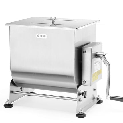 HENDI Fleischmischer mit kippbarem Behälter – 20 l – 285 × 550 × H 385 mm – Weitere Produktansicht